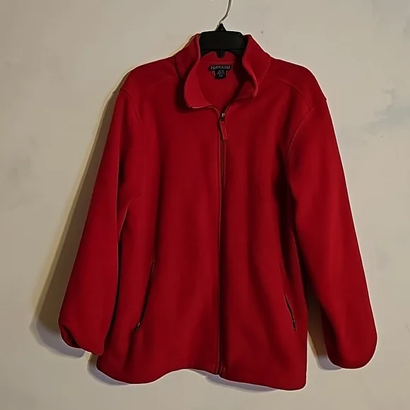 Land’s End Fleece Zip Up Jacket. - Picture 1 of 3